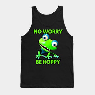 Frog No Worry Be Hoppy Tank Top